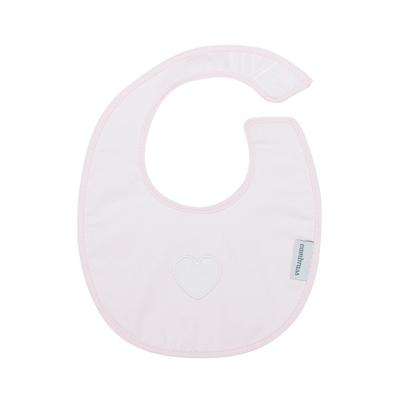 Cambrass Round Bib Velcro Cuore 798 Pink
