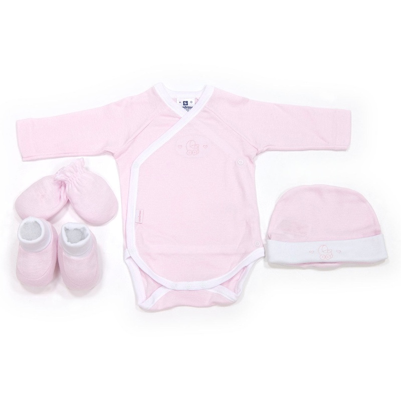 Cambrass Set New Born 4 pcs 676 Pink