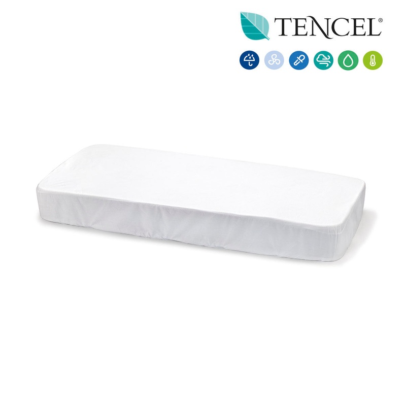 Cambrass Tencel Fitted Waterproof Sheet 1487 White