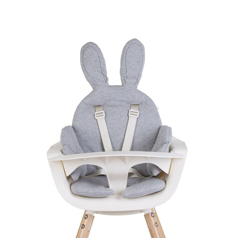 Childhome Rabbit Cushion Jersey Grey
