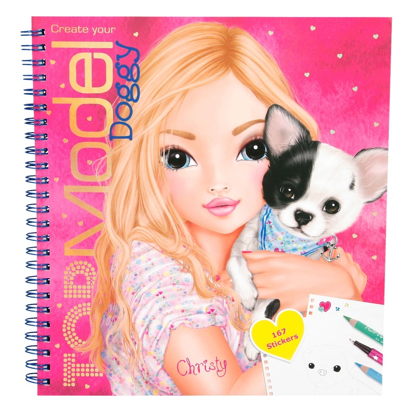 Depesche Create Your Topmodel Doggy Colouring Book