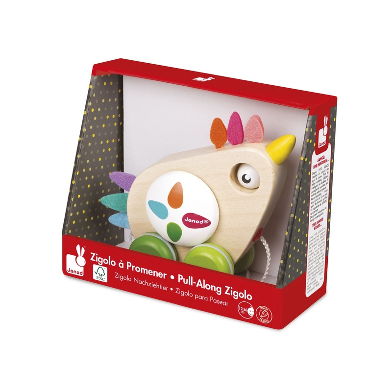 Janod Zigolos Pull Along Hen