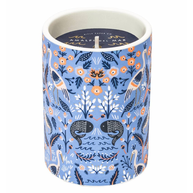 Rifle Paper Co Amalfi Del Mar Candle - Ceramic