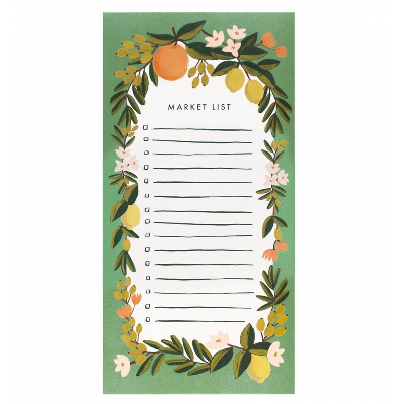 Rifle Paper Co Citrus Floral Market Pad - Julep