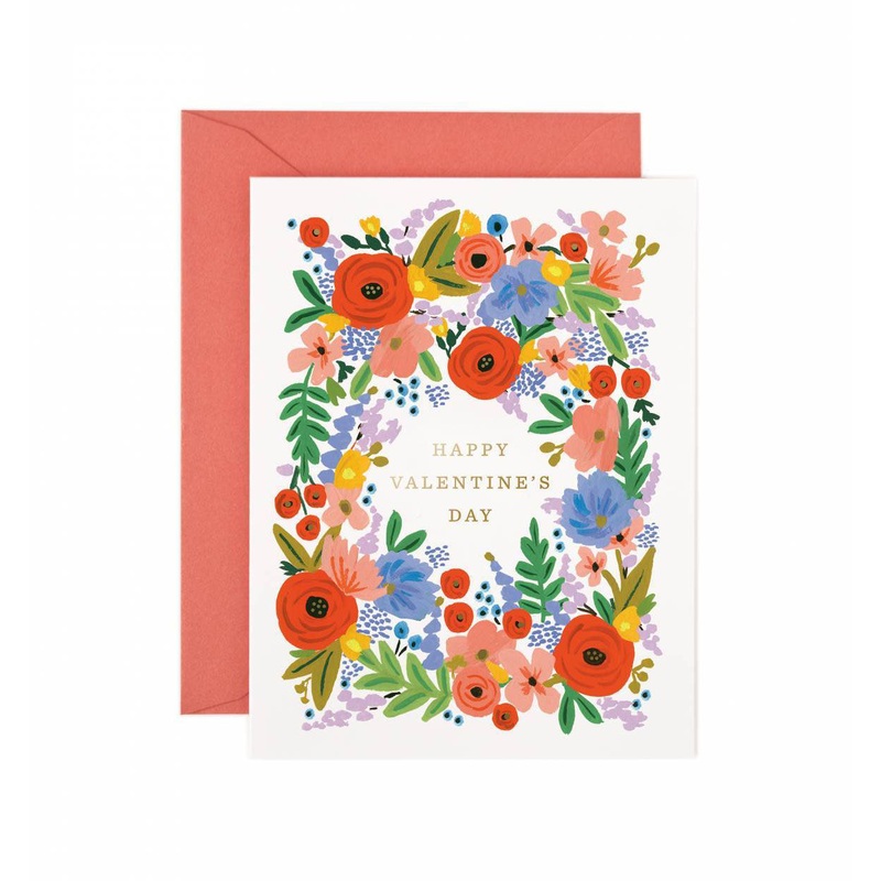 Rifle Paper Co Floral Valentines Day Card