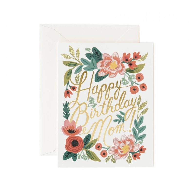 Rifle Paper Co Happy Birthday Mom Card