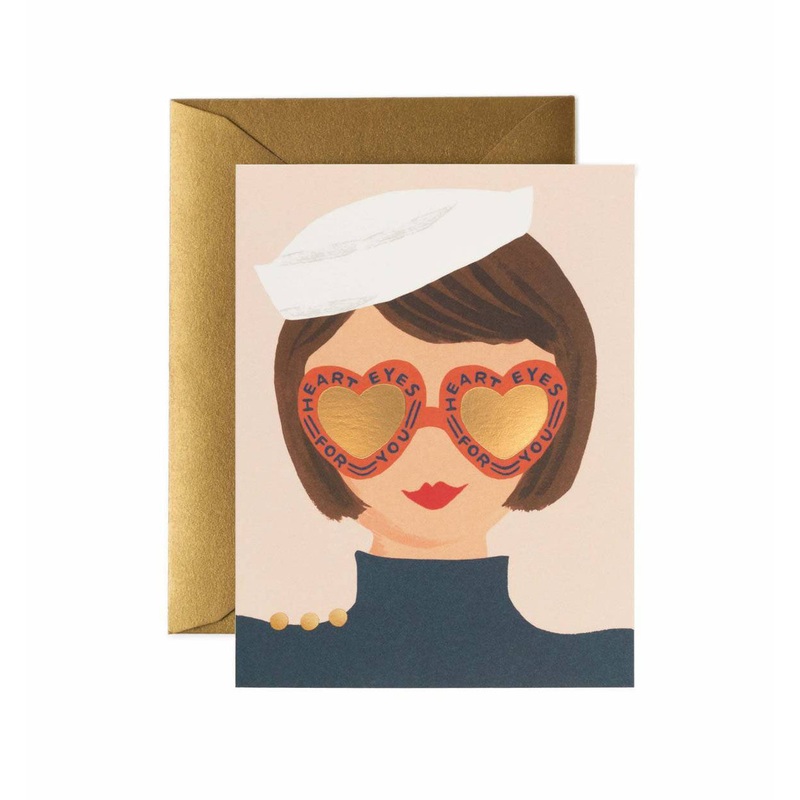 Rifle Paper Co Heart Eyes Card