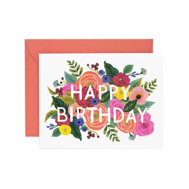 Rifle Paper Co Juliet Rose Birthday Card