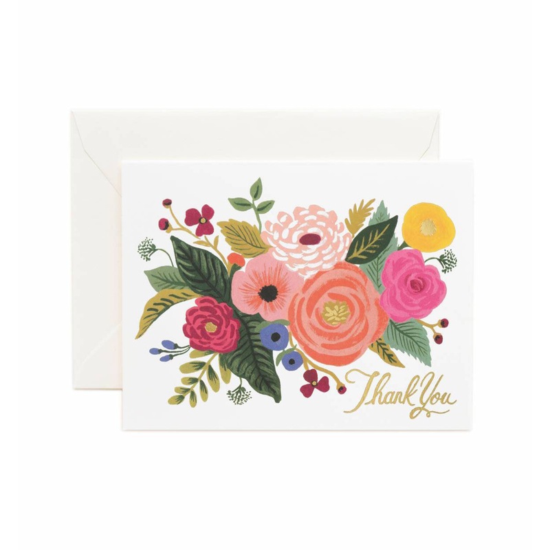 Rifle Paper Co Juliet Rose Thank You Card
