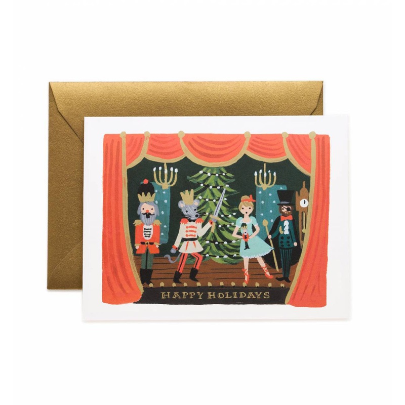 Rifle Paper Co Nutcracker Scene Card