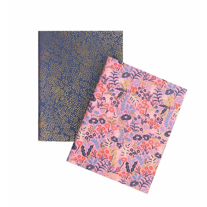 Rifle Paper Co Pair of 2 Tapestry Pocket Notebooks
