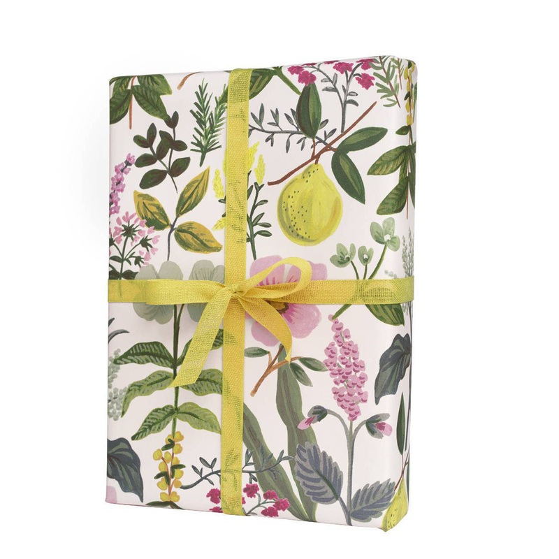 Rifle Paper Co Roll of 3 Herb Garden Wrapping Sheets