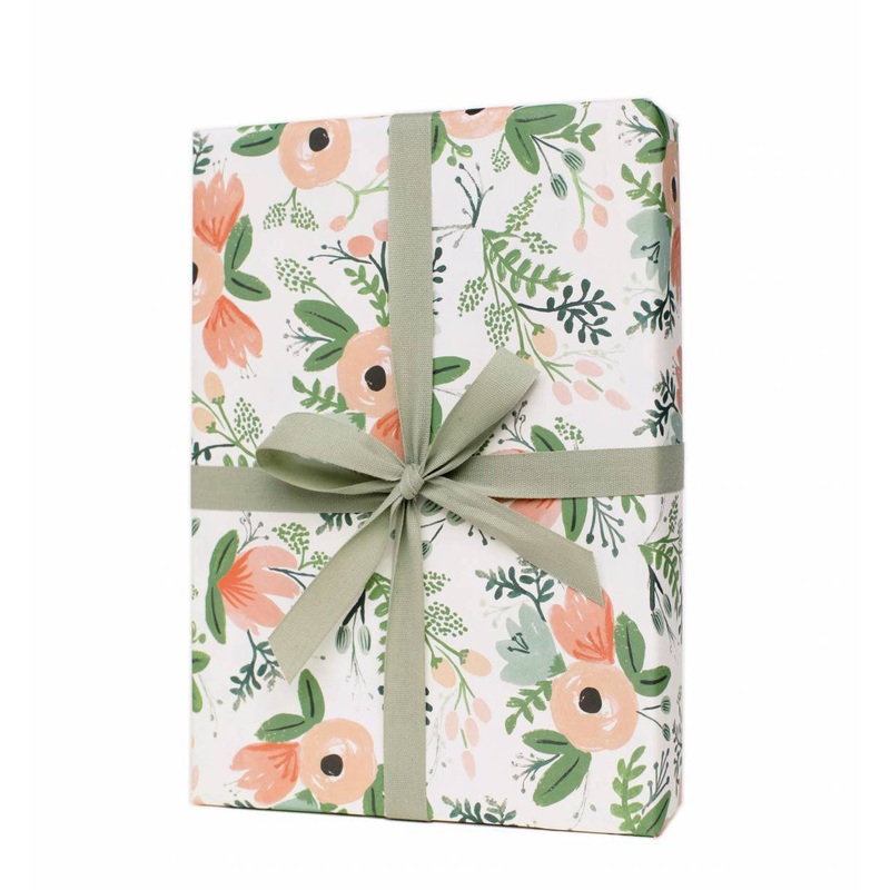 Rifle Paper Co Roll of 3 Wildflower Wrapping Sheets