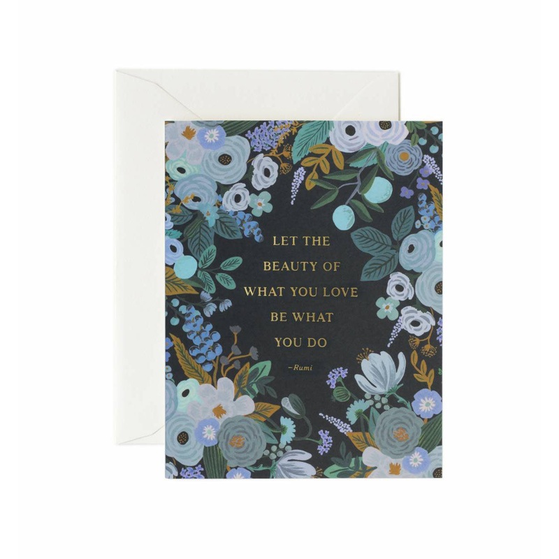 Rifle Paper Co Rumi Quote Card