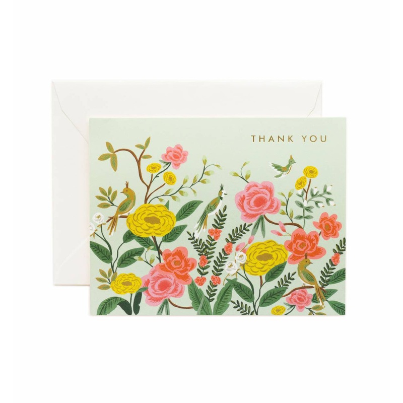 Rifle Paper Co Shanghai Garden Thank You Card