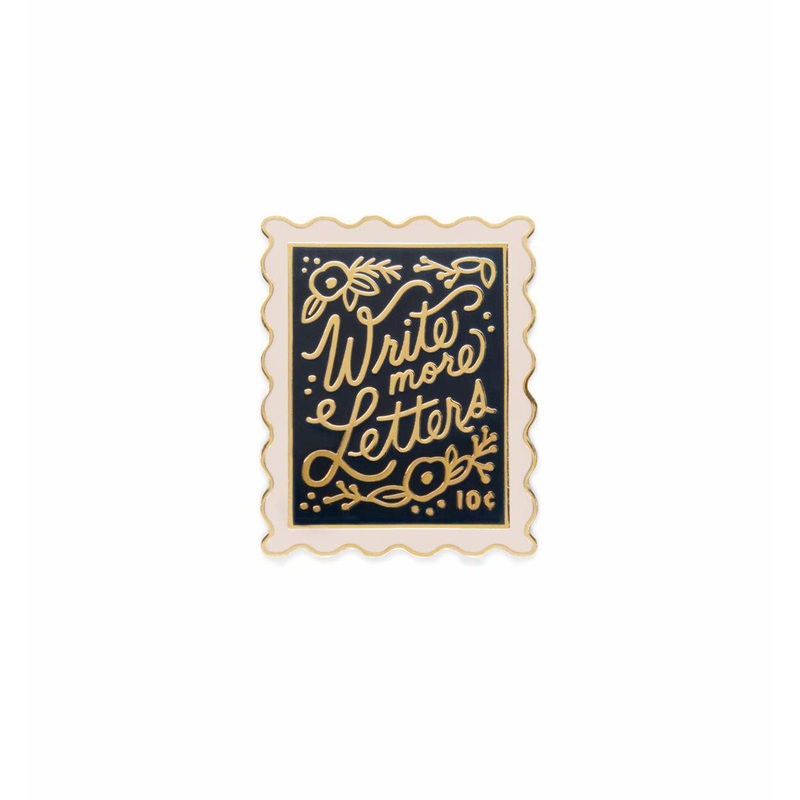 Rifle Paper Co Stamp Enamel Pin