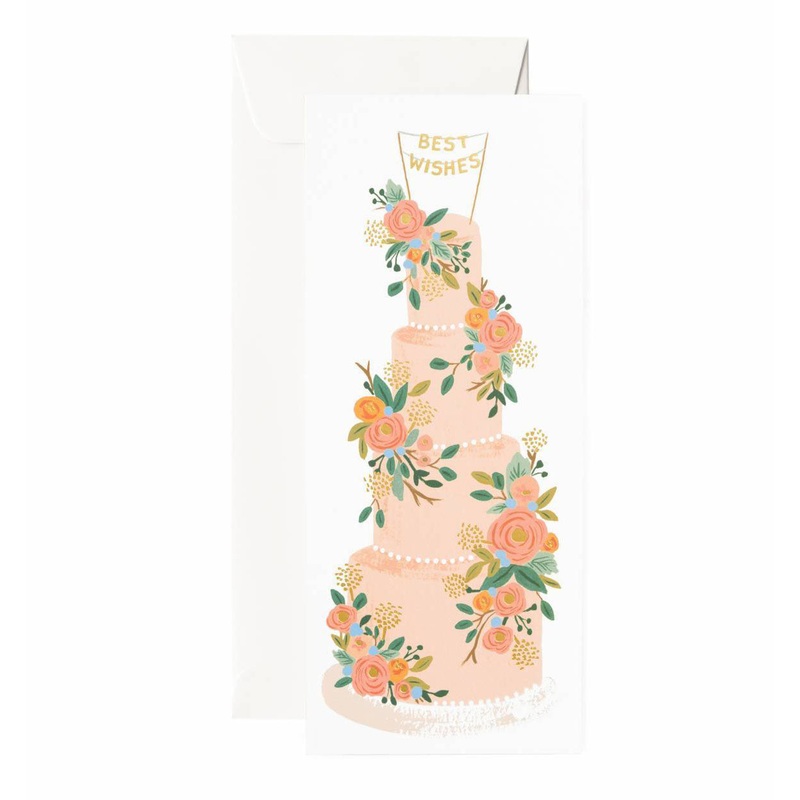 Rifle Paper Co Tall Wedding Cake No. 10 Card