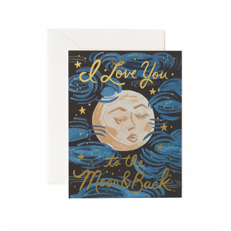 Rifle Paper Co To The Moon And Back Card