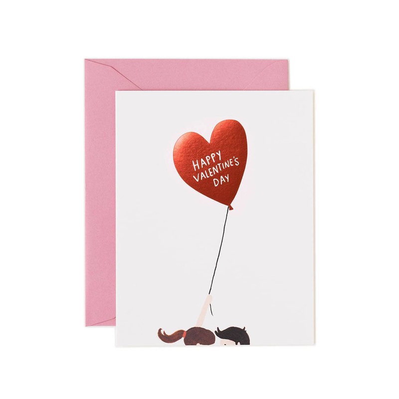 Rifle Paper Co Valentines Day Balloon Card