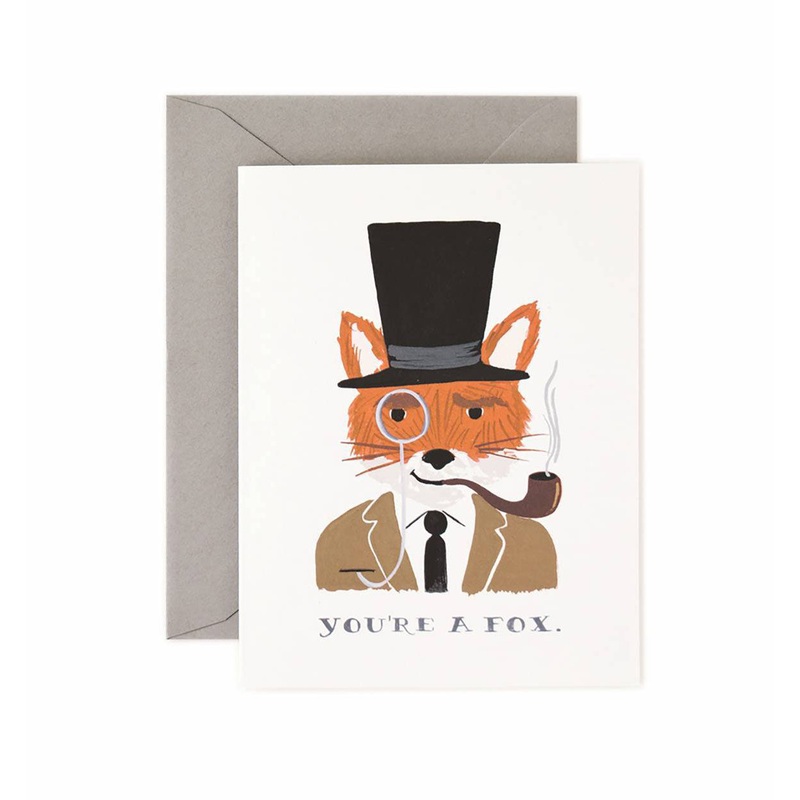 Rifle Paper Co You're A Fox Card