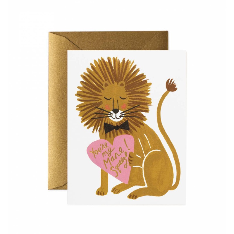 Rifle Paper Co You're My Mane Squeeze Card