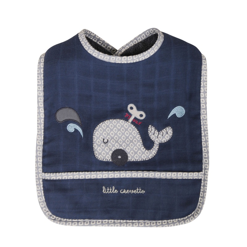 Little Crevette Bib Baleine