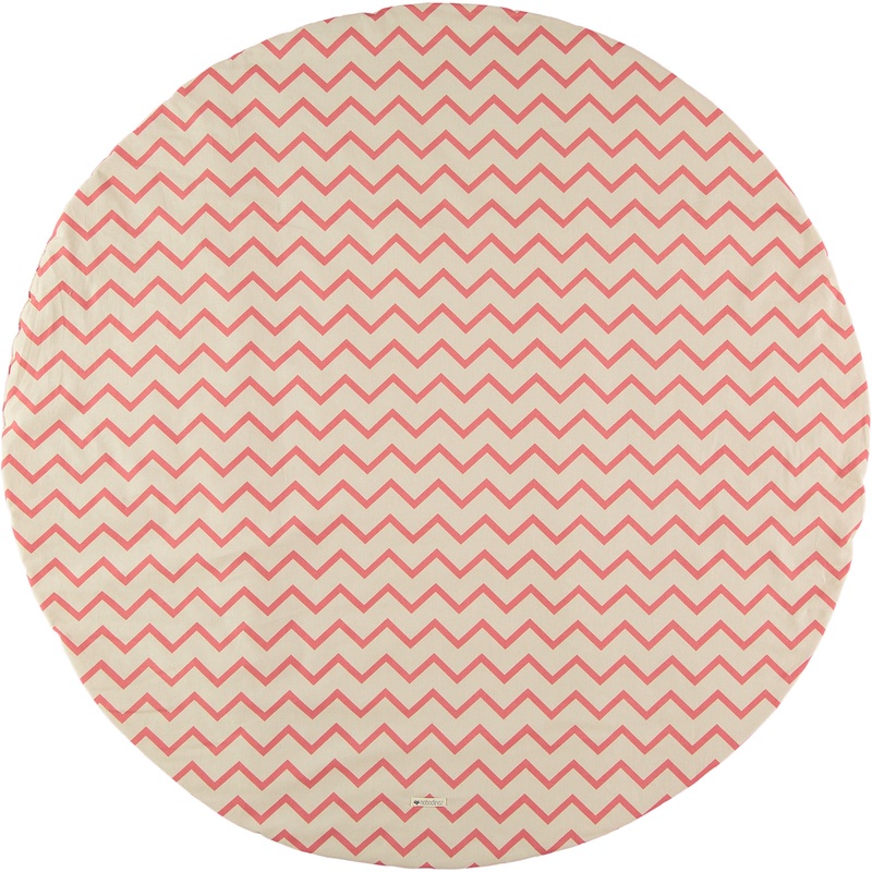 nobodinoz Apache Carpet Zig Zag Pink