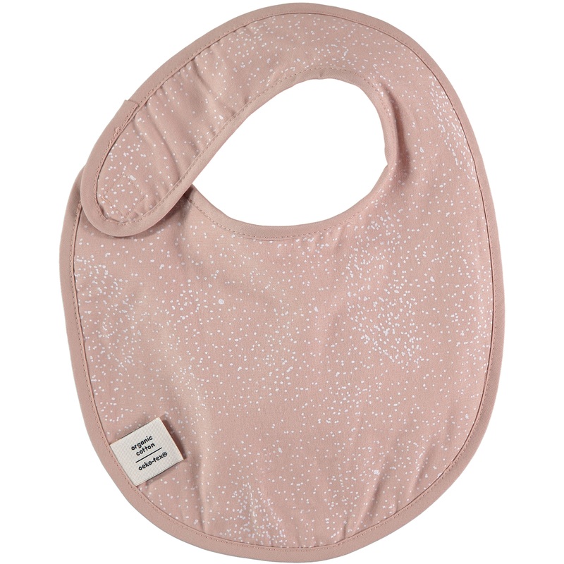 nobodinoz Bib Candy White Bubble/Misty Pink