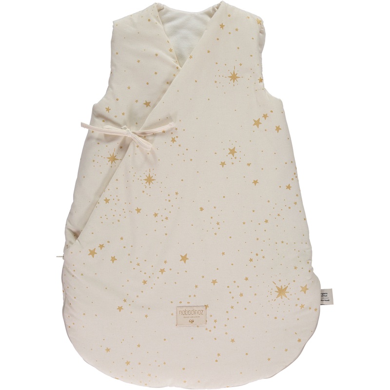 nobodinoz Sleeping Bag Cloud Small Gold Stella/Natural