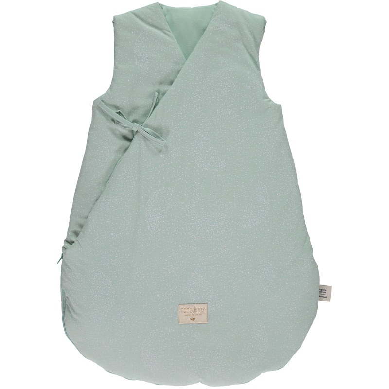 nobodinoz Sleeping Bag Cloud Small White Bubble/Aqua