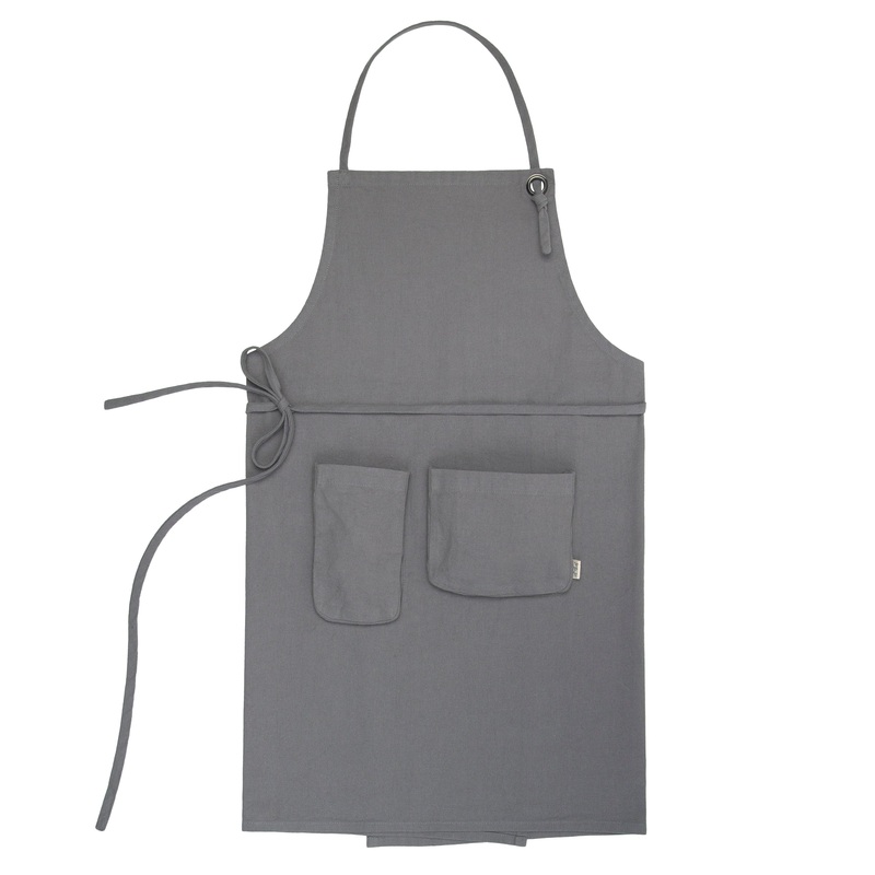 Numero 74 Apron Adult Stone Grey
