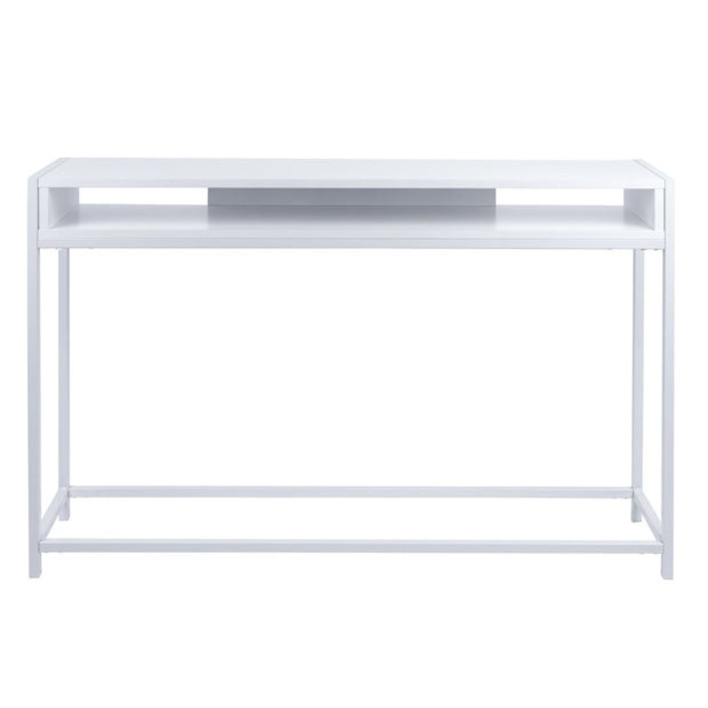 Present Time Console Table Fusion White