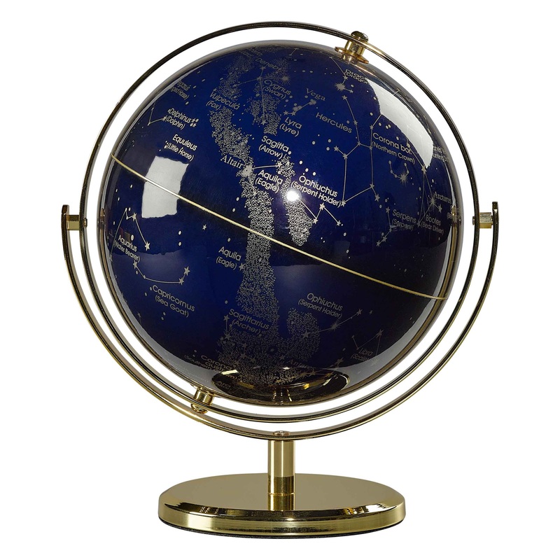 Wild & Wolf Globe Swivel Stand 8 inch Night Sky