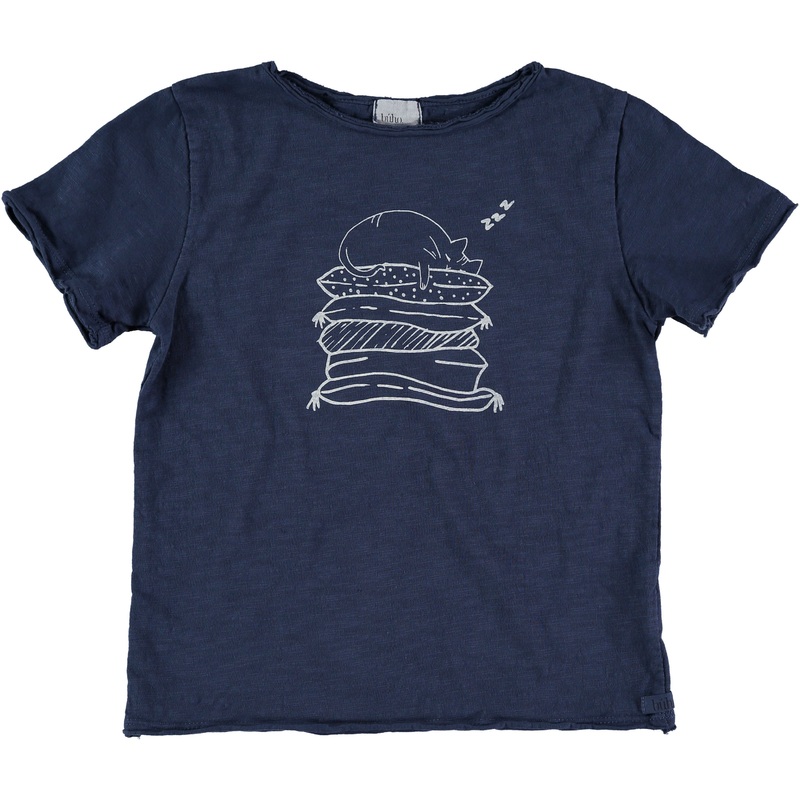 Bho Cesar Cat T-Shirt Indigo