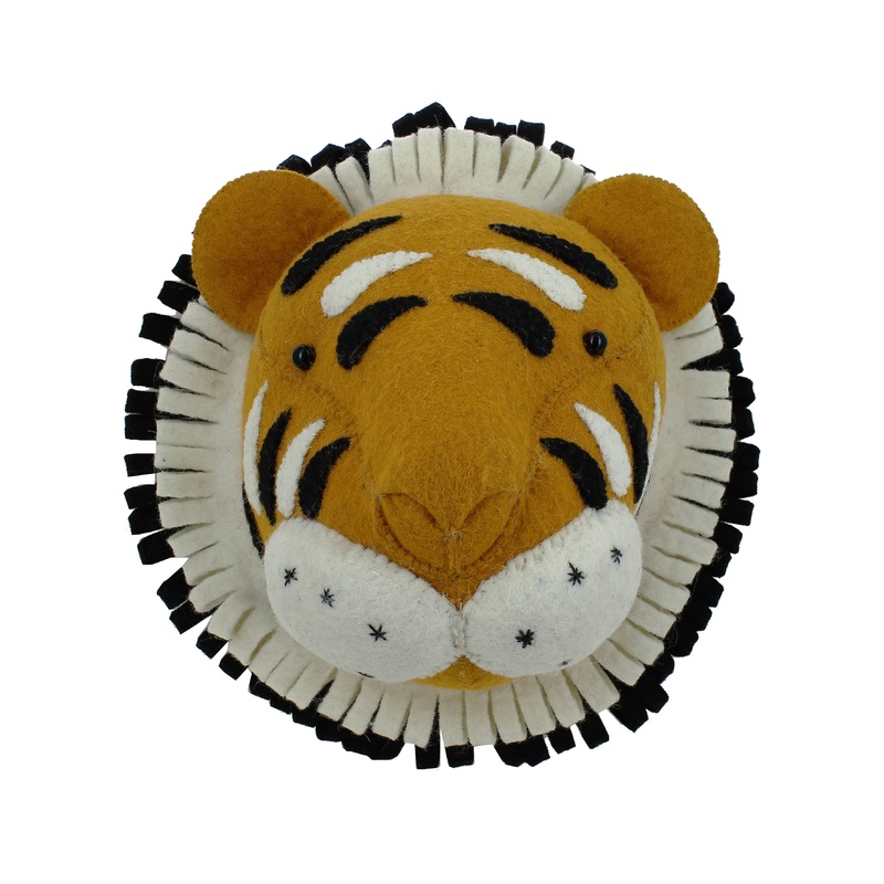 Fiona Walker England Tiger Head Mini