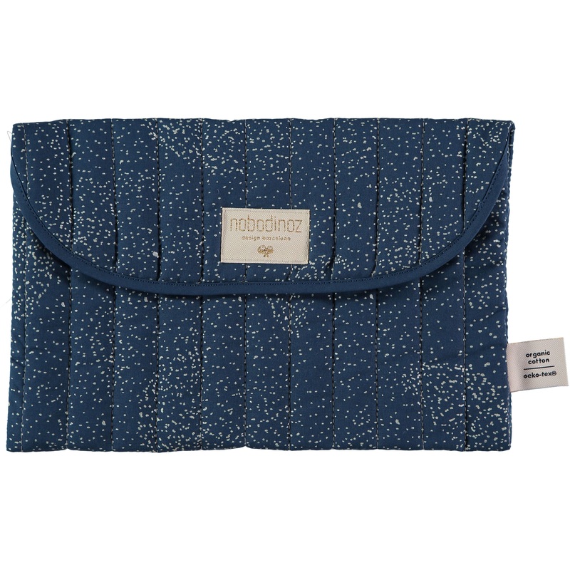 nobodinoz Bagatelle Pouch Gold Bubble/ Night Blue