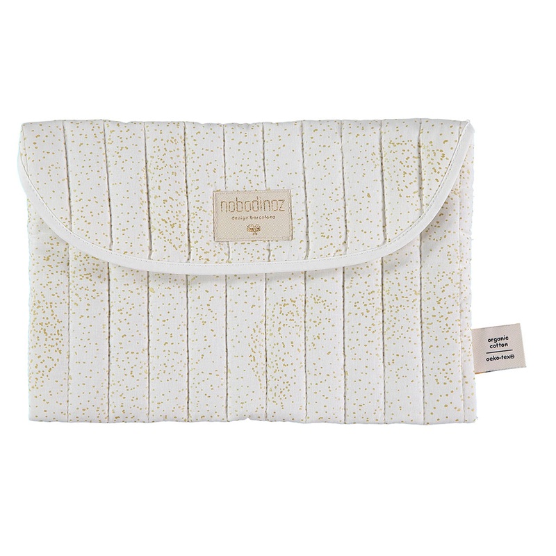 nobodinoz Bagatelle Pouch Gold Bubble/ White