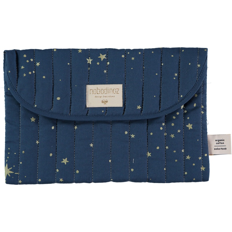 nobodinoz Bagatelle Pouch Gold Stella/ Night Blue