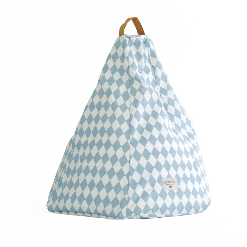 nobodinoz Beanbag Marrakech Blue Diamonds