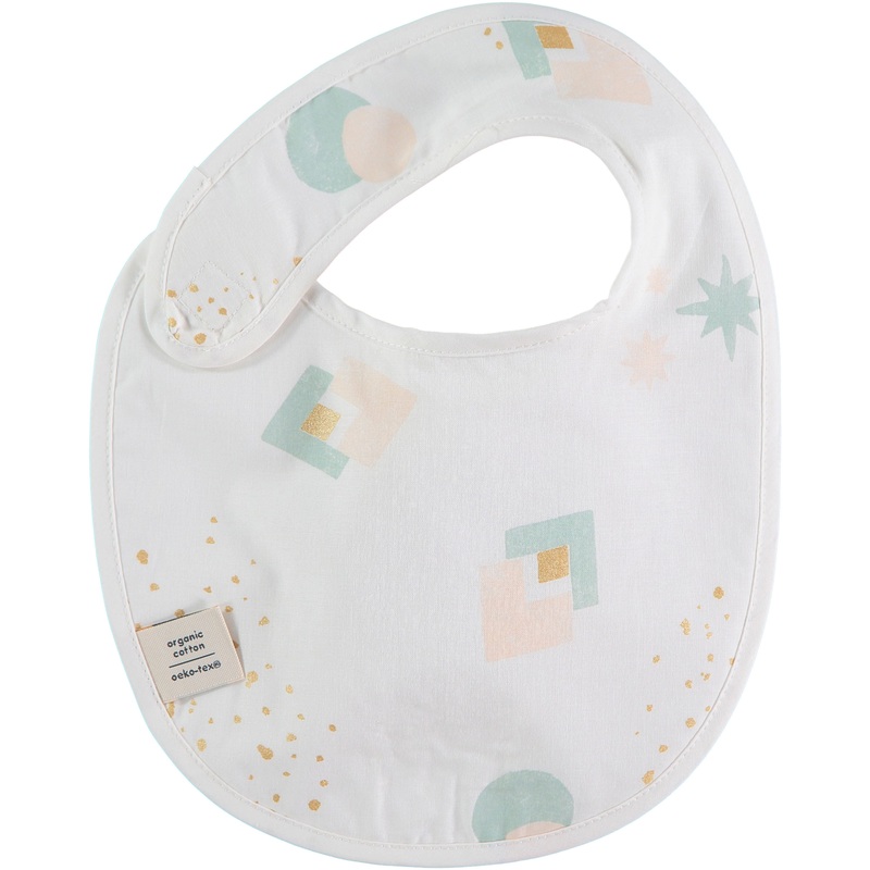 nobodinoz Bib Candy Aqua Eclipse/ White