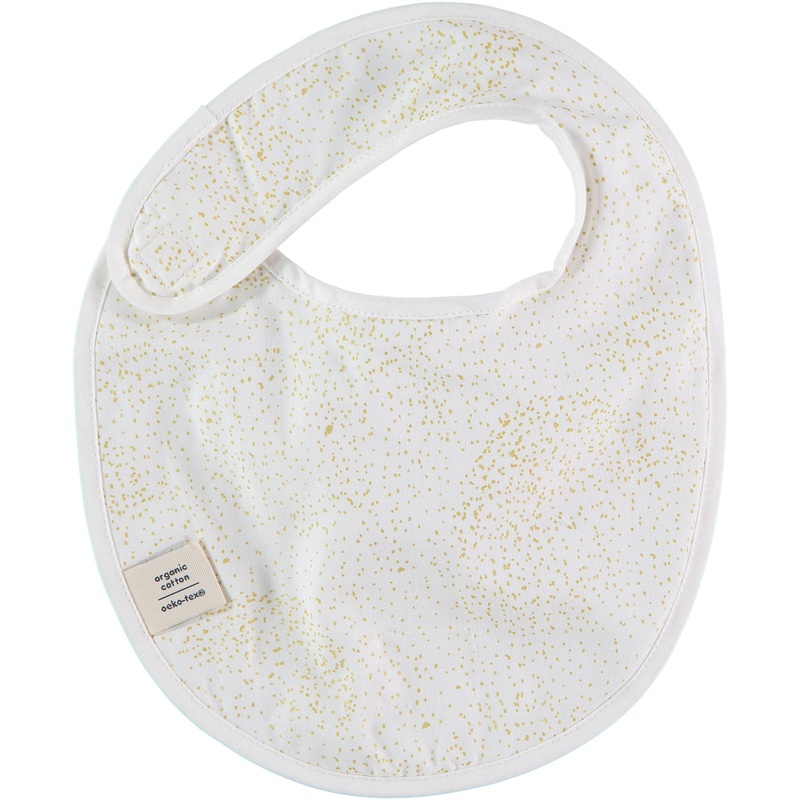 nobodinoz Bib Candy Gold Bubble/ White