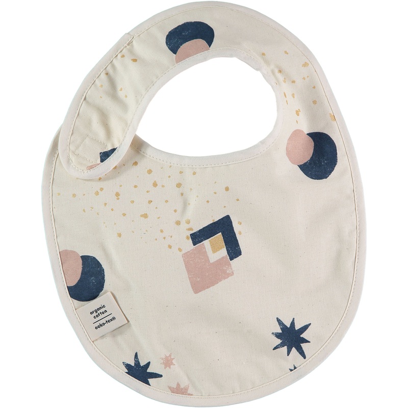 nobodinoz Bib Candy Night Blue Eclipse/ Natural