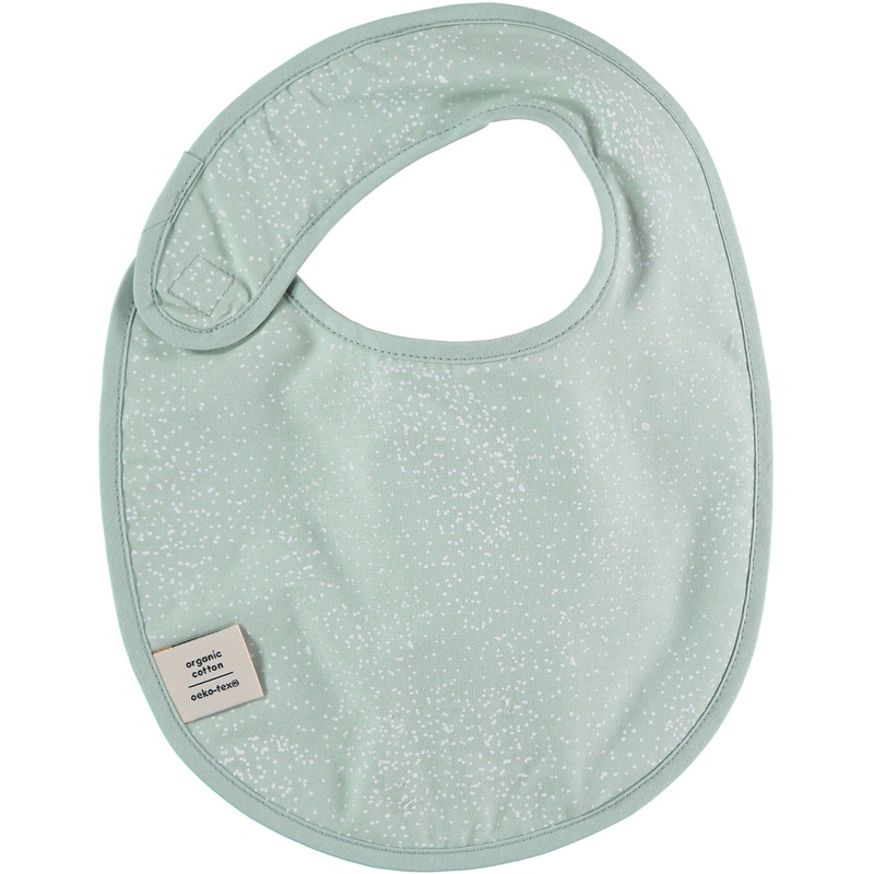nobodinoz Bib Candy White Bubble/ Aqua