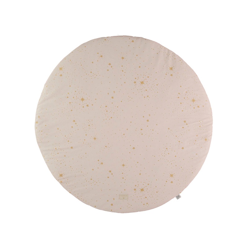 nobodinoz Full Moon Round Playmat Gold Stella/ Dream Pink