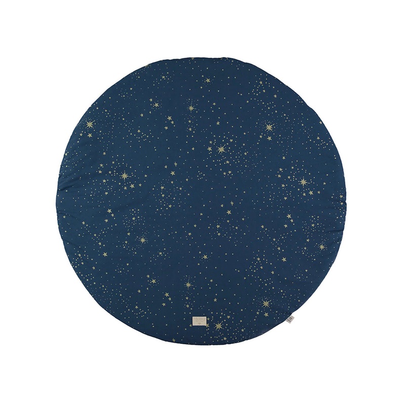 nobodinoz Full Moon Round Playmat Gold Stella/ Night Blue