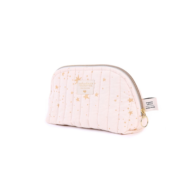 nobodinoz Holiday Vanity Case Gold Stella/ Dream Pink