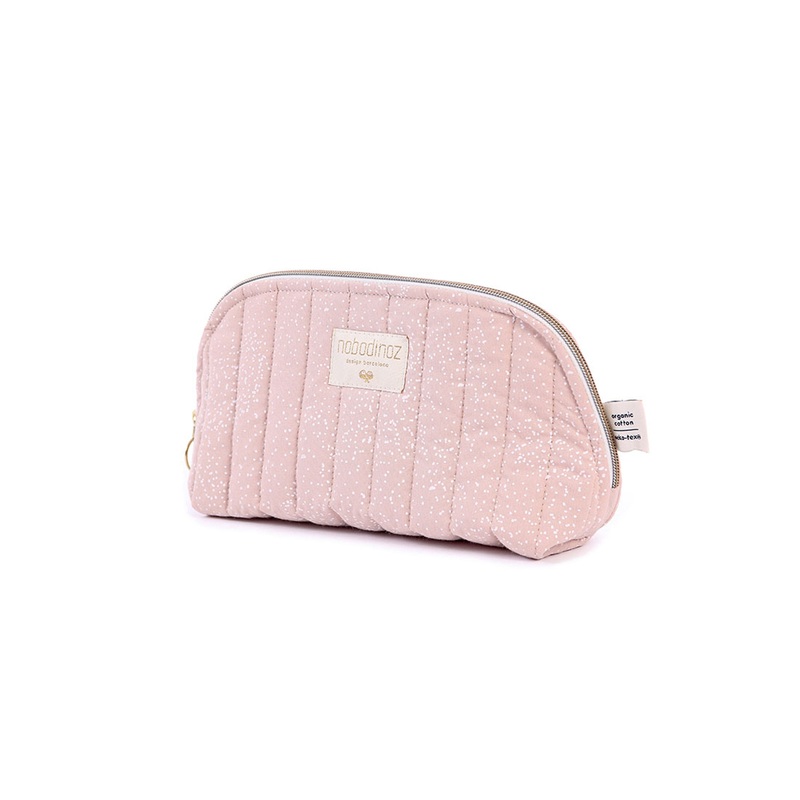 nobodinoz Holiday Vanity Case White Bubble/ Misty Pink