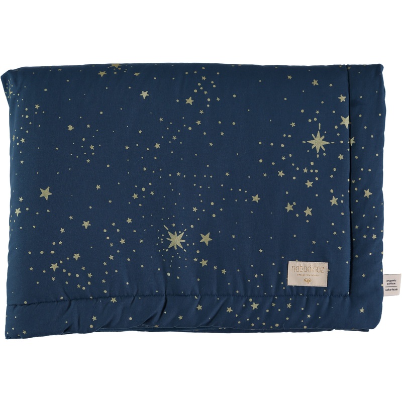 nobodinoz Laponia Blanket Small Gold Stella/ Night Blue