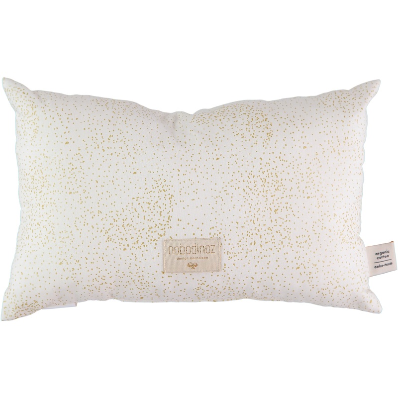 nobodinoz Laurel Cushion Gold Bubble/ White