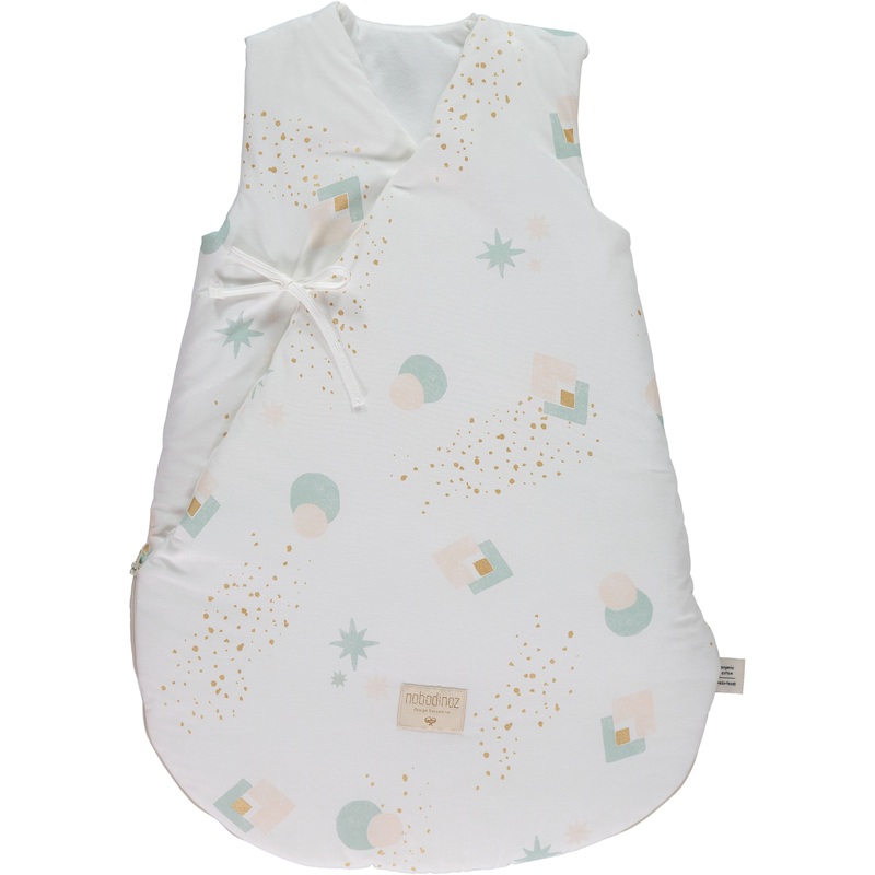 nobodinoz Sleeping Bag Cloud Aqua Eclipse/ White